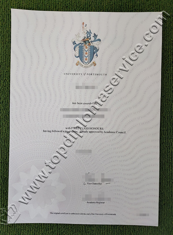 University of Portsmouth degree, University of Portsmouth diploma, University of Portsmouth certificate, buy fake degree