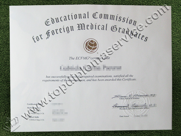 ECFMG certificate, ECFMG certification, fake medical certificate