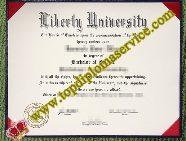 Liberty University diploma, Liberty University degree, LU diploma, online program diploma