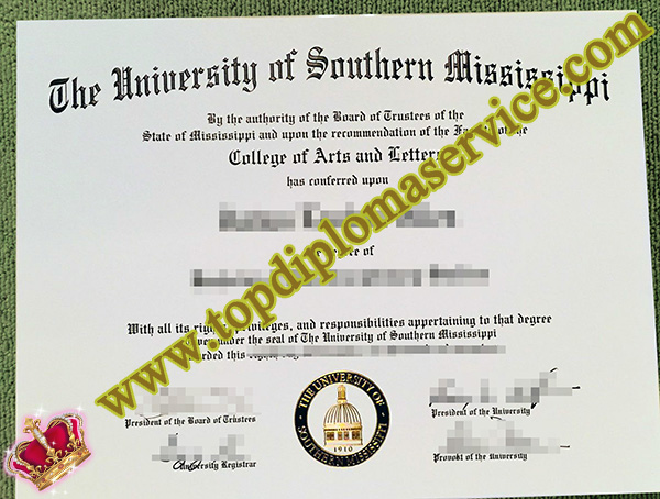 University of Southern Mississippi diploma, USM diploma, USM degree, University of Southern Mississippi degree,