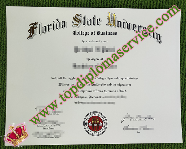 Florida State University diploma, Florida State University degree, fake FSU diploma,