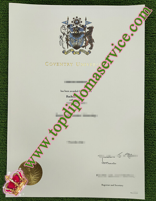 Coventry University diploma, Coventry University degree, Coventry University cecrtificate,