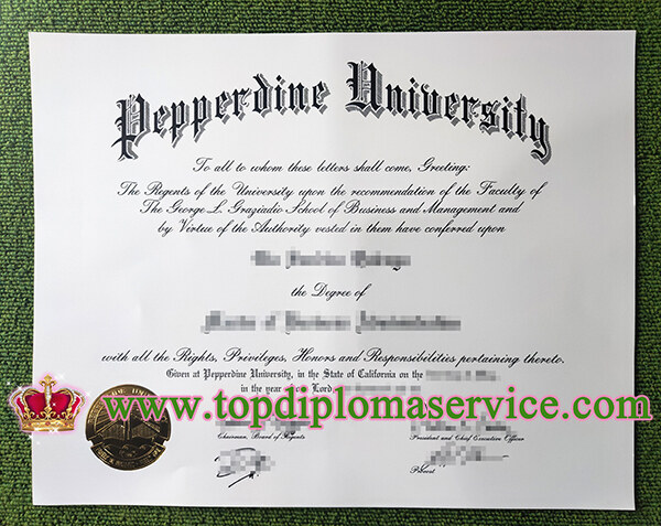 fake Pepperdine University diploma, fake Pepperdine University degree,