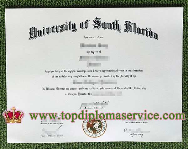 fake University of South Florida degree, false University of South Florida diploma, fake USF diploma,