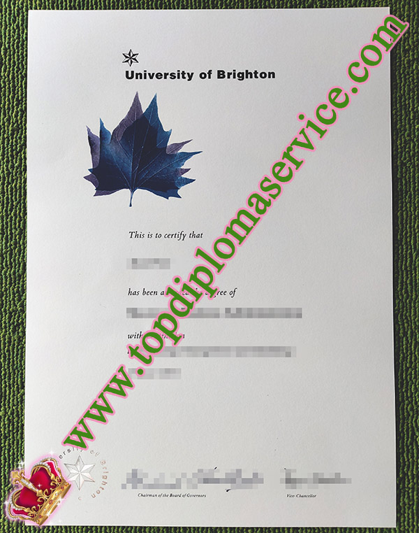 University of Brighton diploma, University of Brighton degree, University of Brighton certificate