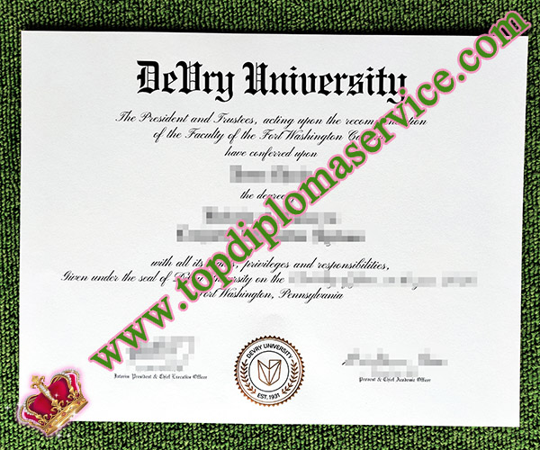 fake DeVry University diploma, DeVry University degree, DeVry University certificate,