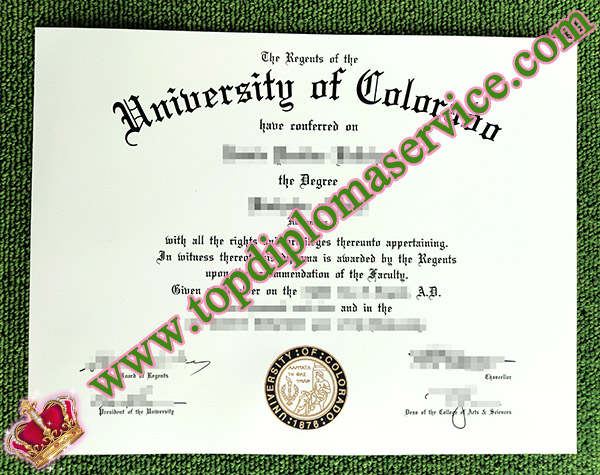 University of Colorado diploma, fake CU Boulder diploma, University of Colorado Boulder degree,