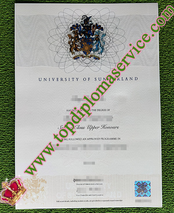University of Sunderland degree, University of Sunderland diploma, University of Sunderland certificate,