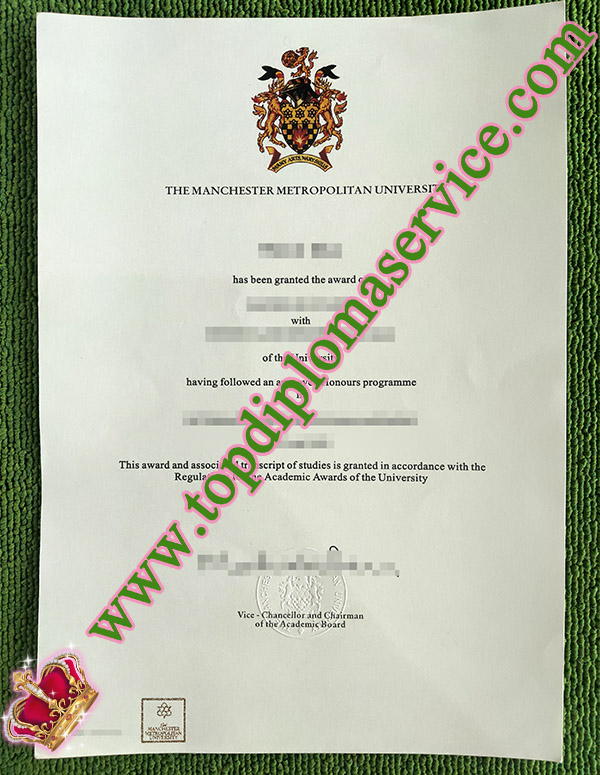 Manchester Metropolitan University diploma, fake Manchester Metropolitan University degree, fake MMU degree,