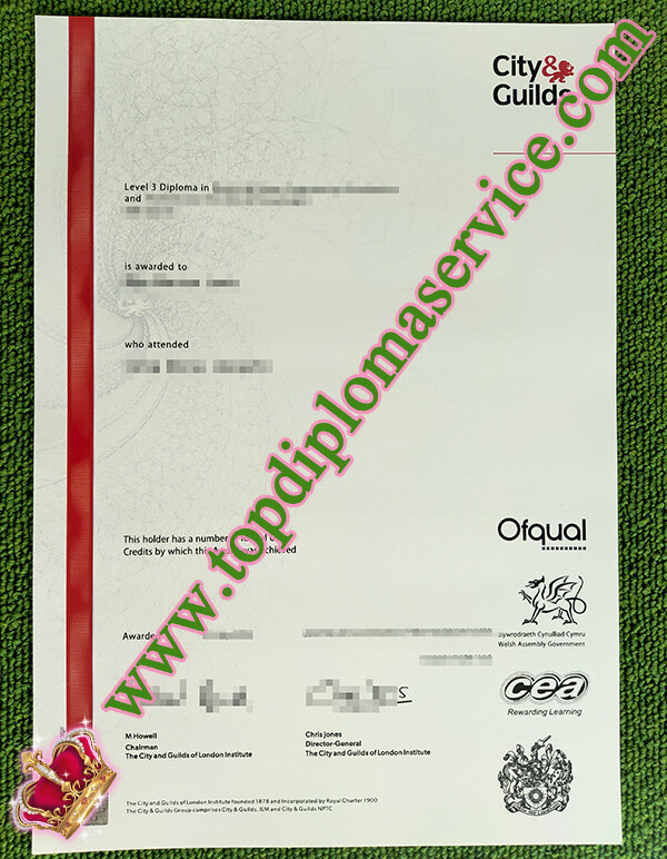 City & Guilds diploma, City & Guilds certificate, City & Guilds transcript,