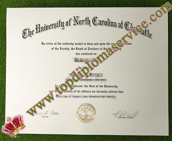 University of North Carolina diploma, fake UNC Charlotte diploma, fake UNC Charlotte certificate,