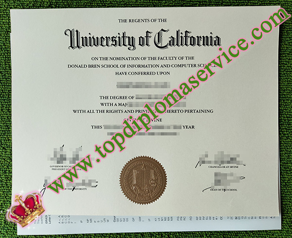fake UC Irvine diploma, fake University of California Irvine certificate, fake UCI diploma,