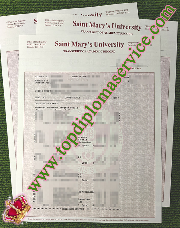 Saint Mary's University transcript, fake SMU transcript, buy Saint Mary's University diploma,