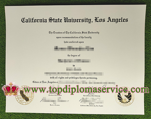 fake Cal State LA diploma, California State University certificate, Cal State LA degree,