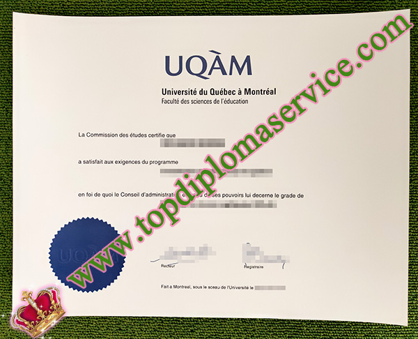 Université du Québec à Montréal diploma, fake UQAM diploma, Université du Québec à Montréal certificate,