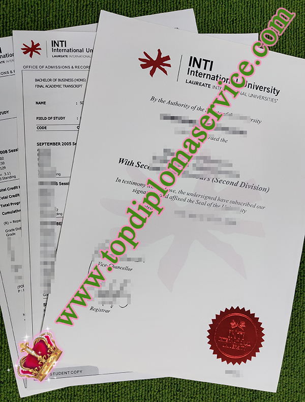 INTI International University degree, fake INTI University diploma, INTI University transcript,