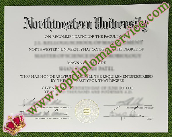 Northwestern University diploma, Northwestern University degree, fake Northwestern University certificate,
