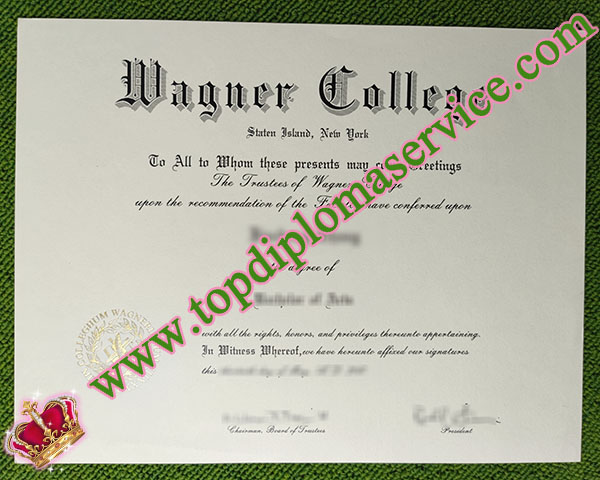 Wagner College diploma, fake college diploma, Wagner College certificate,