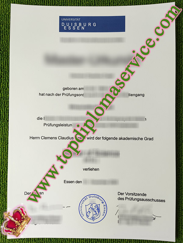 Universität Duisburg Essen diploma, fake Universität Duisburg Essen degree, fake University of Duisburg-Essen certificate,