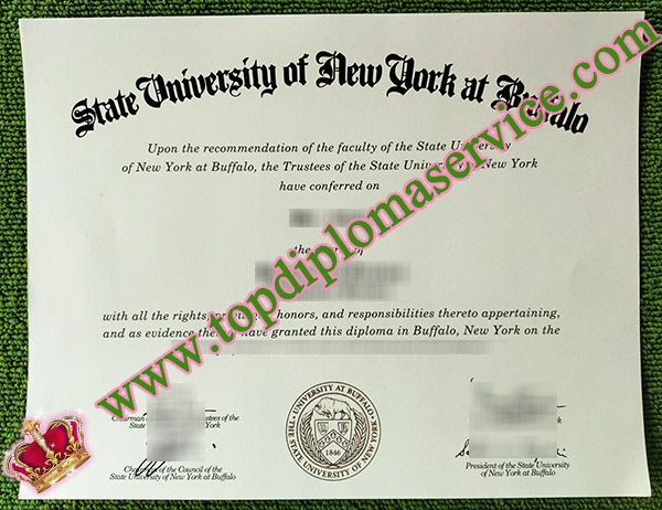University at Buffalo diploma, SUNY Buffalo degree, University at Buffalo SUNY certificate,