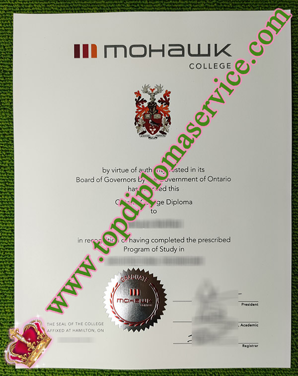 Mohawk College diploma, Mohawk College certificate, fake Mohawk College degree, 莫霍克学院证书