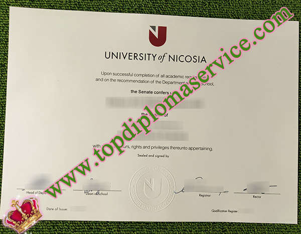 University of Nicosia diploma, University of Nicosia degree, University of Nicosia certificate,