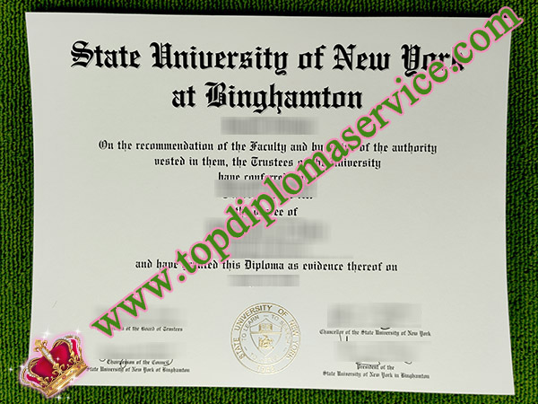 Binghamton University diploma, fake Binghamton University degree, SUNY at Binghamton diploma,