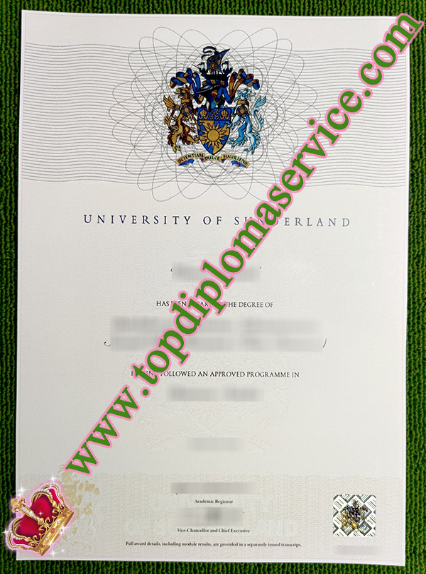 University of Sunderland diploma, University of Sunderland degree, University of Sunderland certificate,