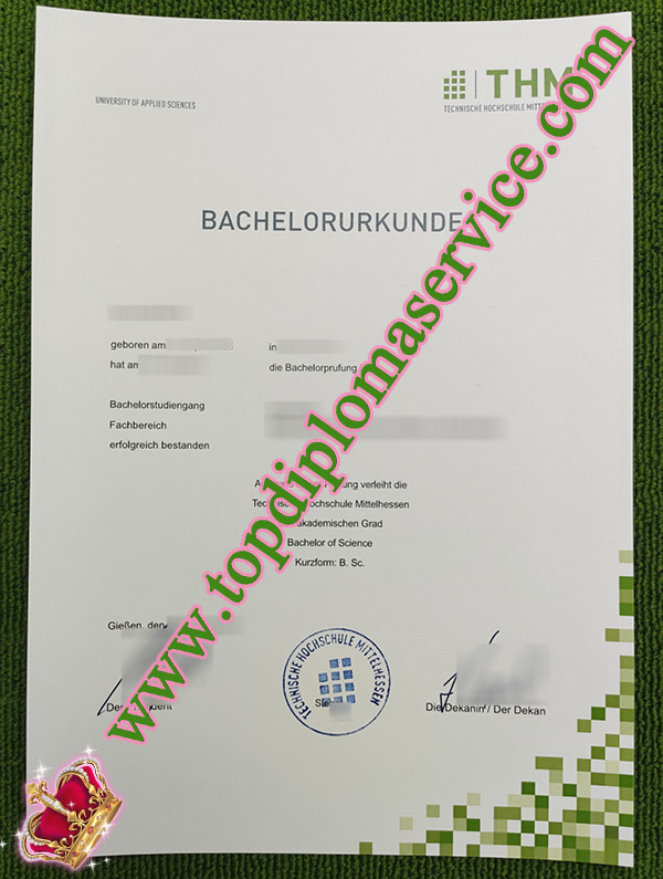 Technische Hochschule Mittelhessen diploma, Technische Hochschule Mittelhessen degree, fake THM diploma,