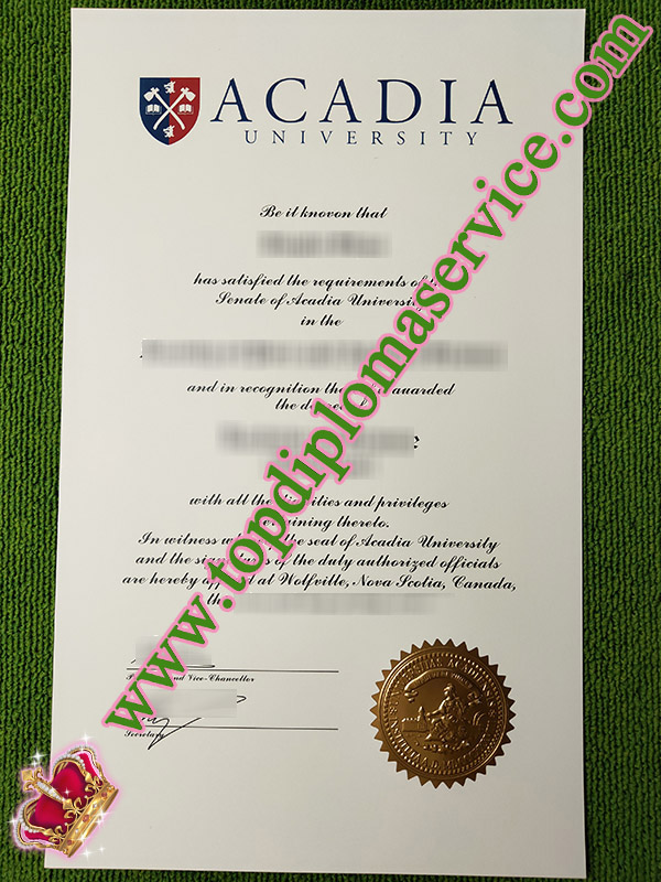 Acadia University degree, Acadia University certificate, Acadia University diploma, 阿卡迪亚大学文凭,