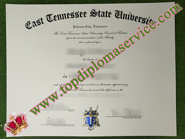East Tennessee State University degree, East Tennessee State University diploma, fake ETSU certificate,