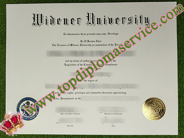 buy a Widener University diploma