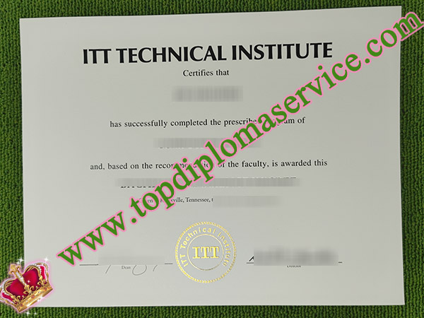 fake ITT Tech diploma