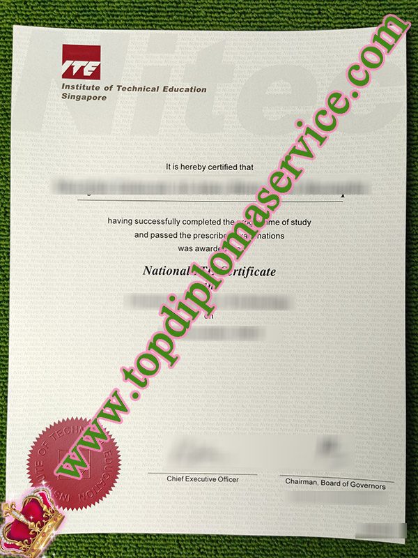 Institute of Technical Education diploma, fake ITE certificate,