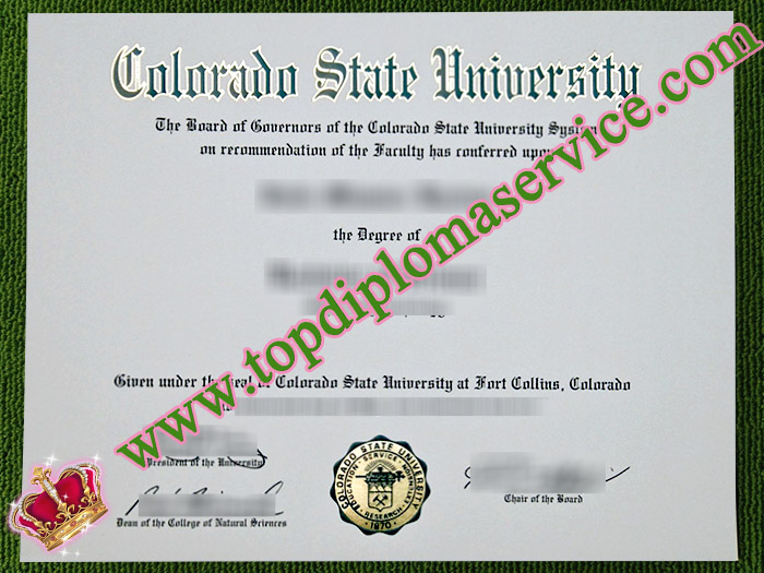 where to buy fake Colorado State University diploma, fake CSU certificate,