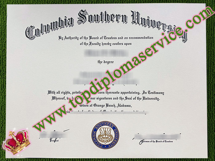 where to order fake Columbia Southern University diploma,