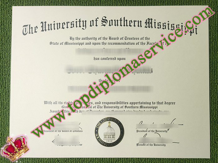 University of Southern Mississippi degree, fake USM diploma,