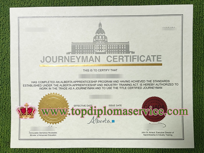Alerta Journeyman certificate, Canada Journeyman certificate,