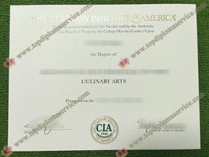 Culinary Institute of America diploma, Culinary Institute of America degree, culinary arts diploma,
