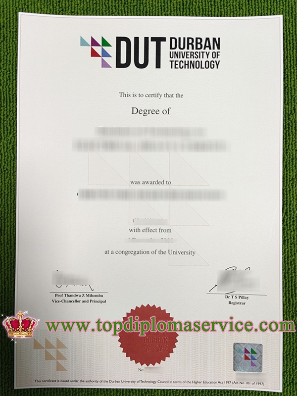 Durban University of Technology degree, Durban University of Technology diploma, DUT diploma,