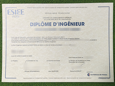 Read more about the article What’s the price for a fake ESIEE Paris diploma