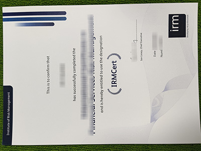 Institute of Risk Management diploma, fake RSM certificate,