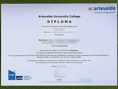 Arteveldehogeschool diploma, fake Artevelde university College degree,