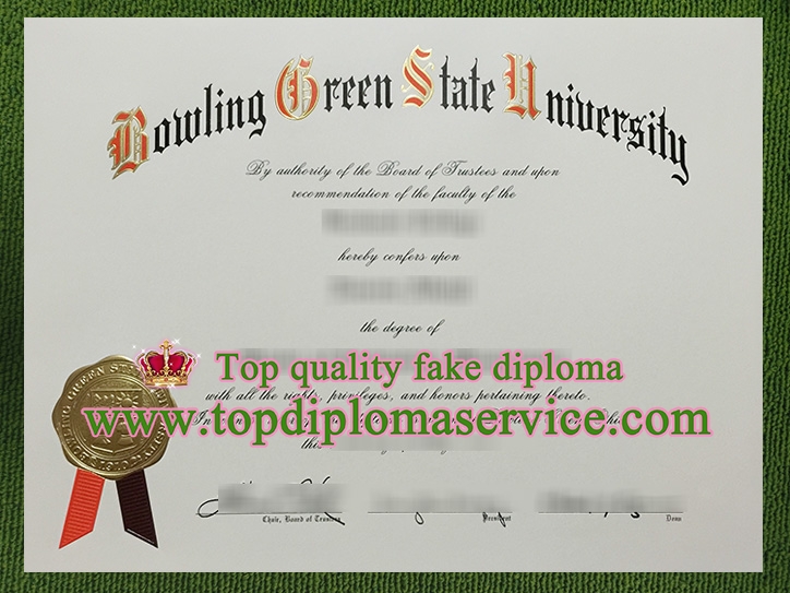 Bowling Green State University diploma, fake BGSU diploma,