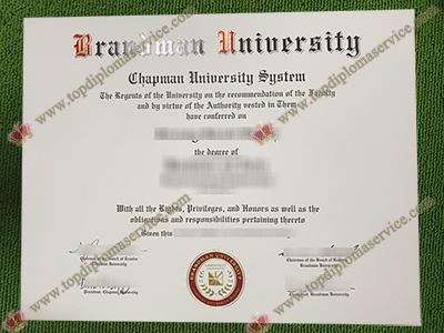 Brandman University diploma, Brandman University degree,