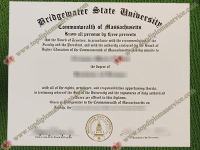 Bridgewater State University diploma, fake Bridgewater State University degree,