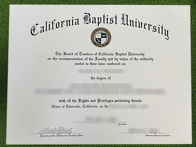 California Baptist University diploma, California Baptist University degree,