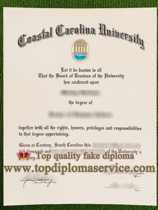 Coastal Carolina University diploma, fake Coastal Carolina University degree,