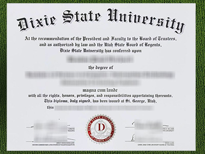 Dixie State University diploma, fake Dixie State University degree,