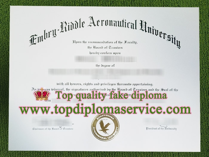 Embry-Riddle Aeronautical University diploma, fake ERAU diploma,